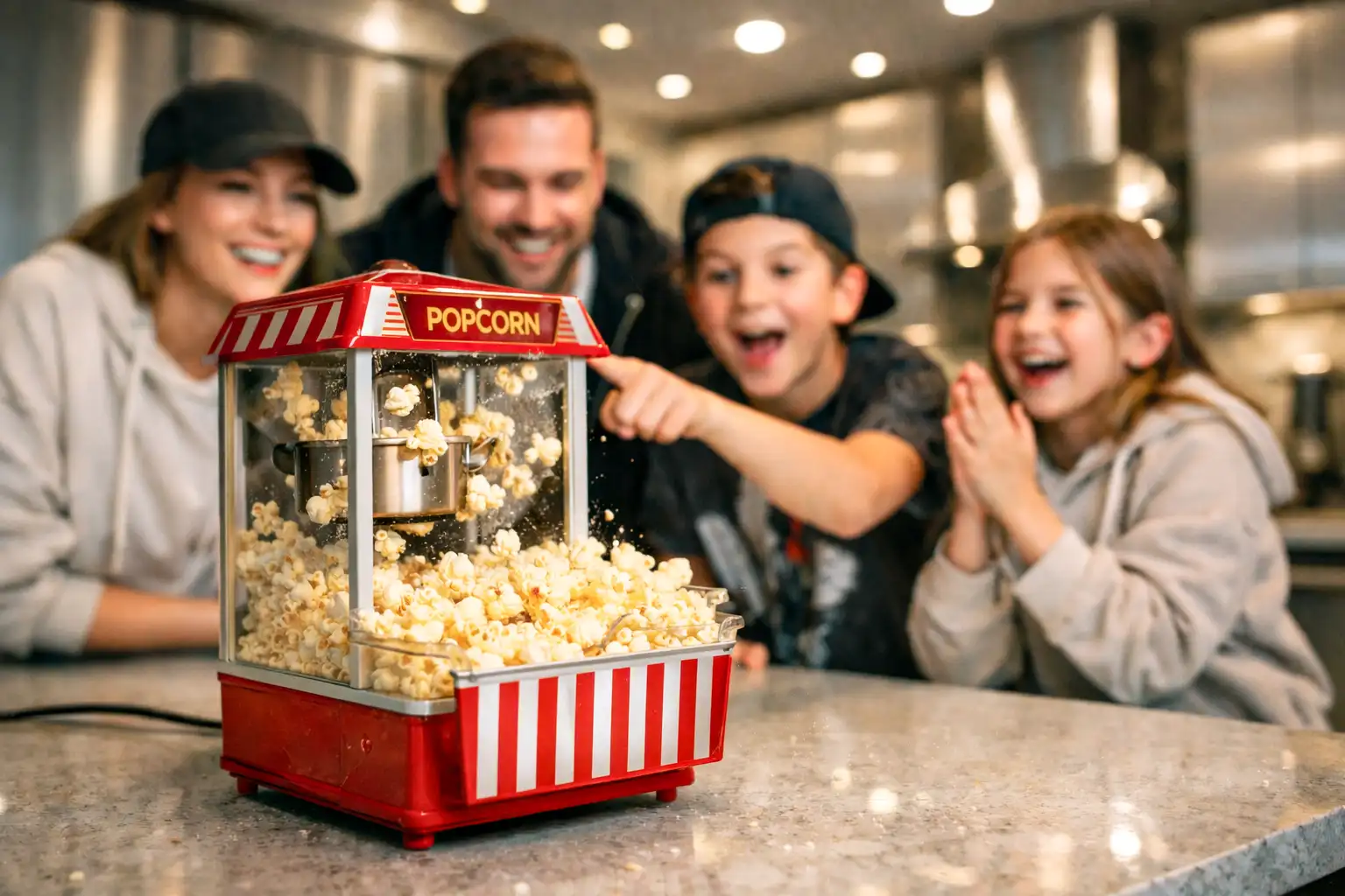Automatic Popcorn Making Machine – High-Speed Commercial Popcorn Production Solution by Kesya International Private Limited